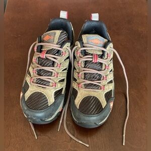 Merrell Brown Hiking Shoes Boots, Size 5